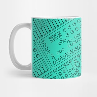 Synthesizers for Electronic Musician Mug